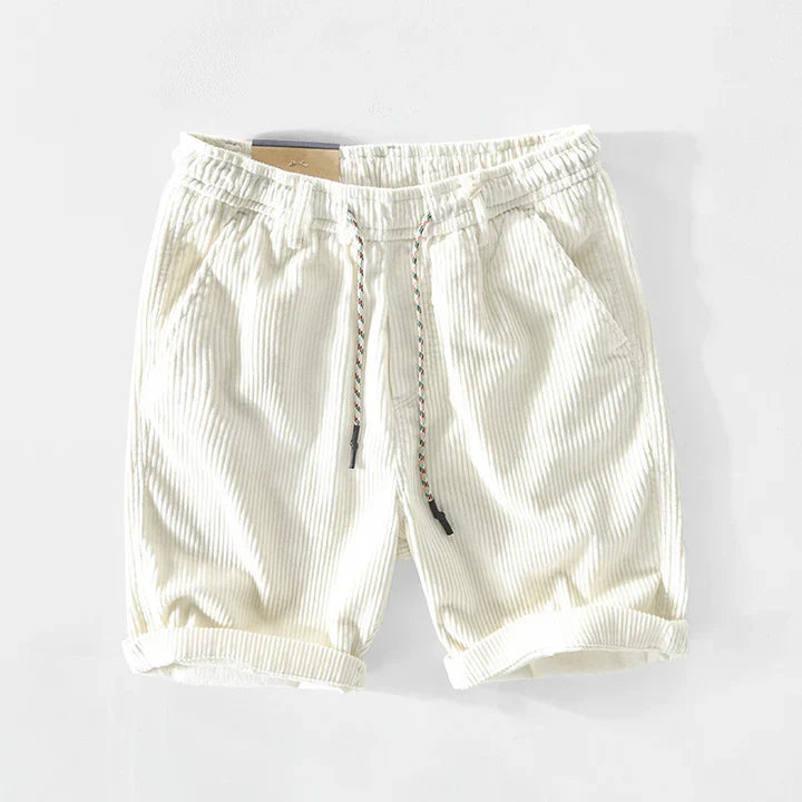 Luftiga sommarmanchestershorts – avslappnad look