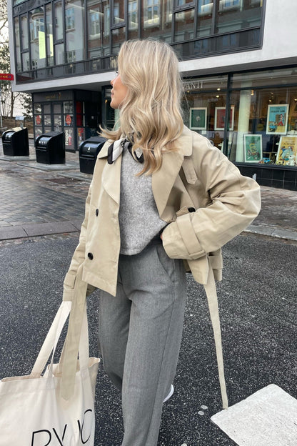 Athena | trenchcoat för kvinnor i beige