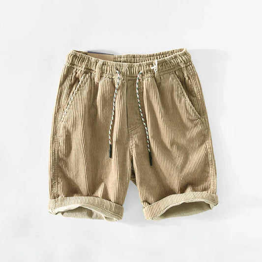 Luftiga sommarmanchestershorts – avslappnad look