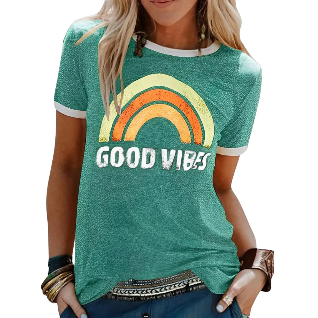 Good vibes skjorta - brandi