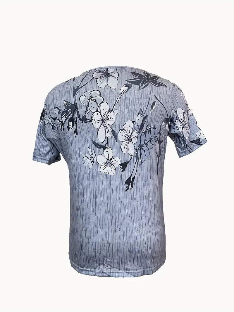 Elowen - kortärmad t-shirt med blommönster