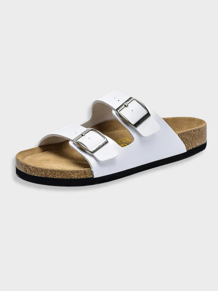 Weiß Sandalen mit Fußbett Damen