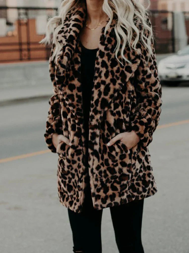 Jacke mit leopardenmuster von sophie