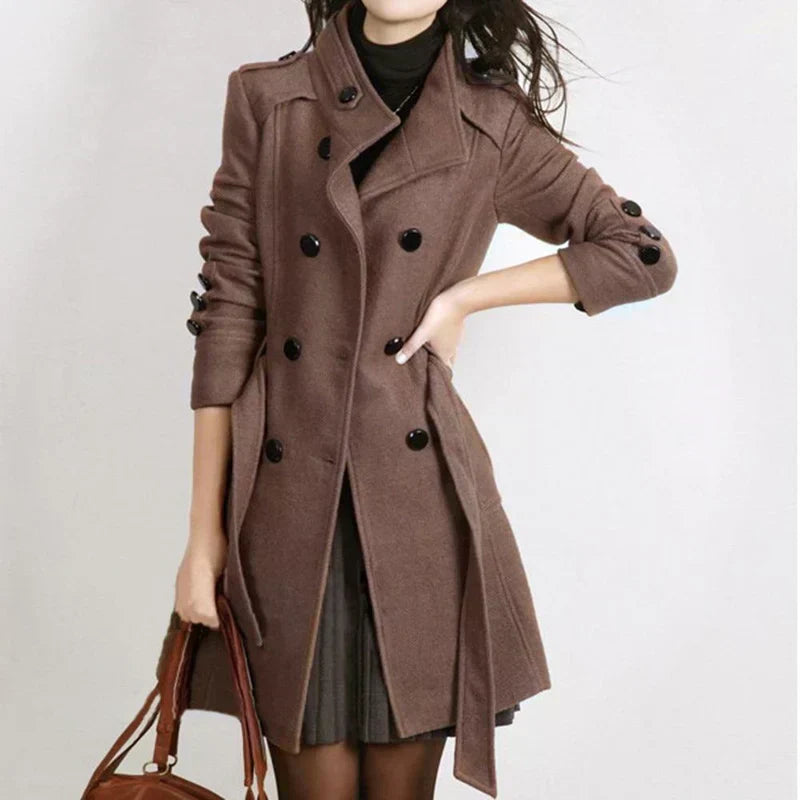 Lilyana – elegant trenchcoat för kvinnor