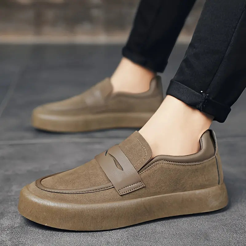 Mark – avslappnade slip-on tofflor för män