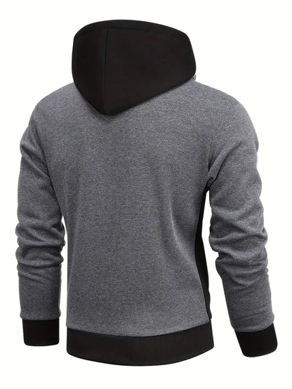 Patrick - färgblock hoodie för män