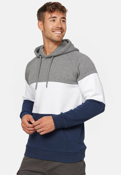 Indicode Herren Donta Sweatshirt mit Kapuze 3-farbig - INDICODE