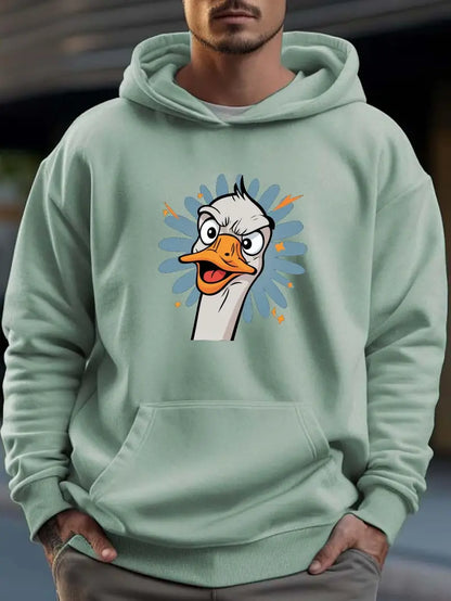 Felix – hoodie i galen ankadesign för män