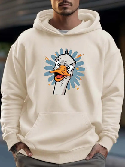 Felix – hoodie i galen ankadesign för män