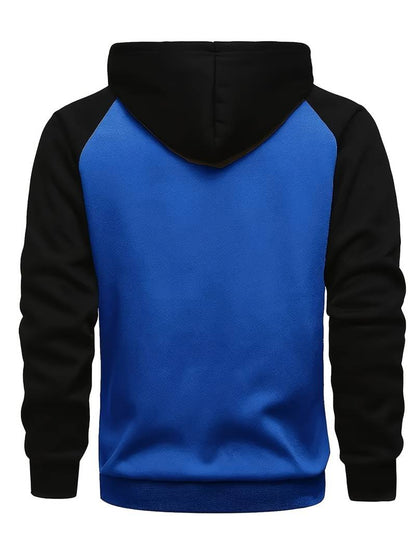 Nathaniel color block hoodie för män