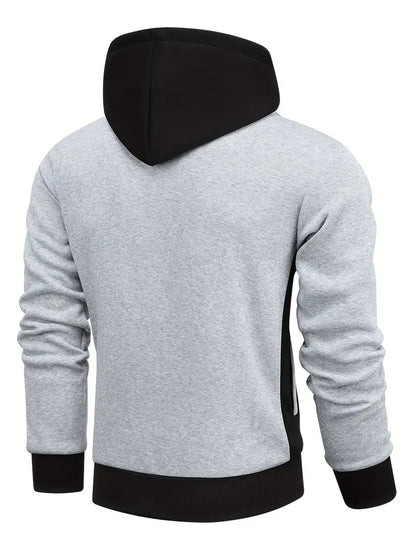 Patrick - färgblock hoodie för män