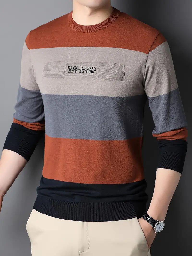 Ryan – casual color block tröja