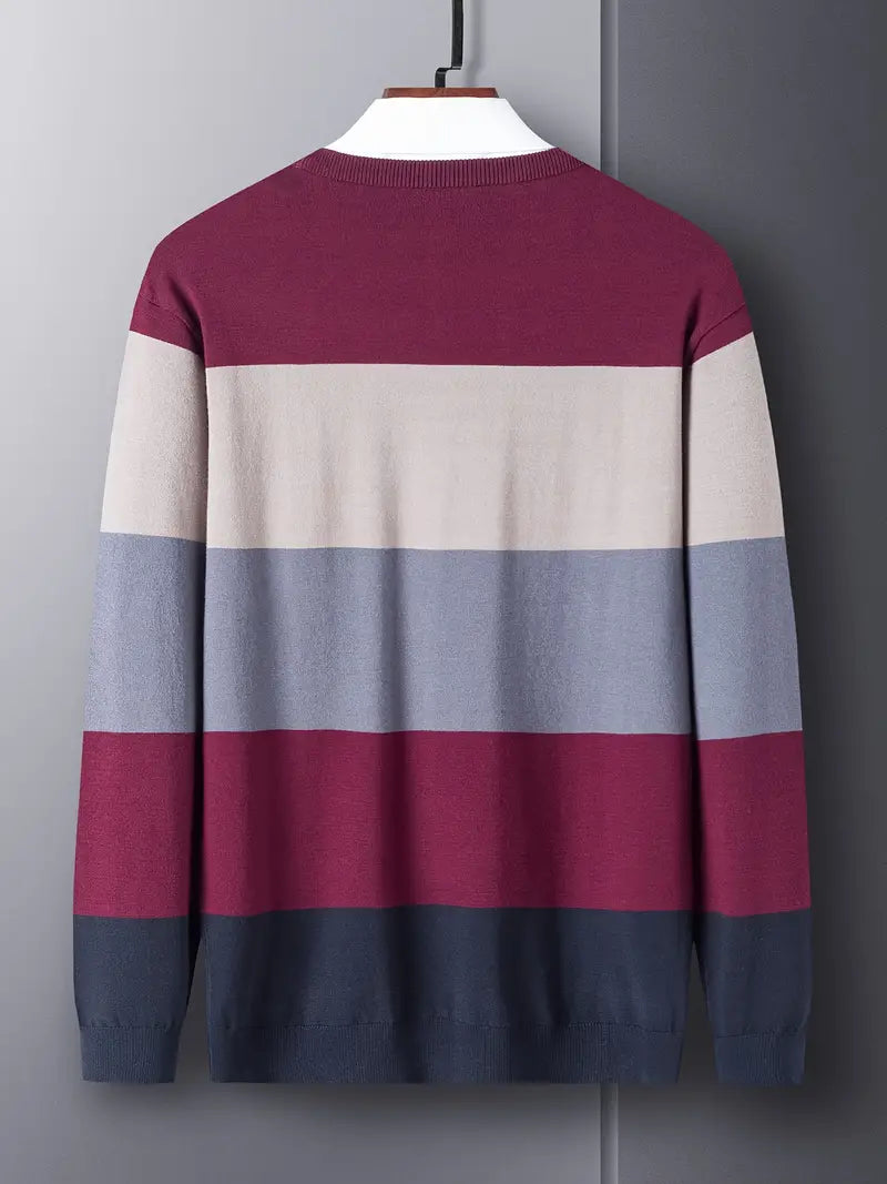 Ryan – casual color block tröja