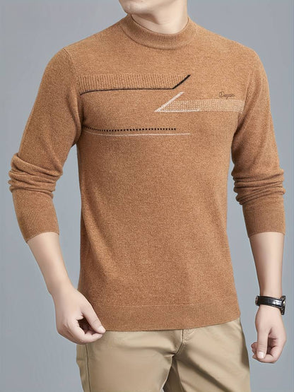 Leander – casual crew neck för män