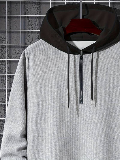 William color block hoodie för män