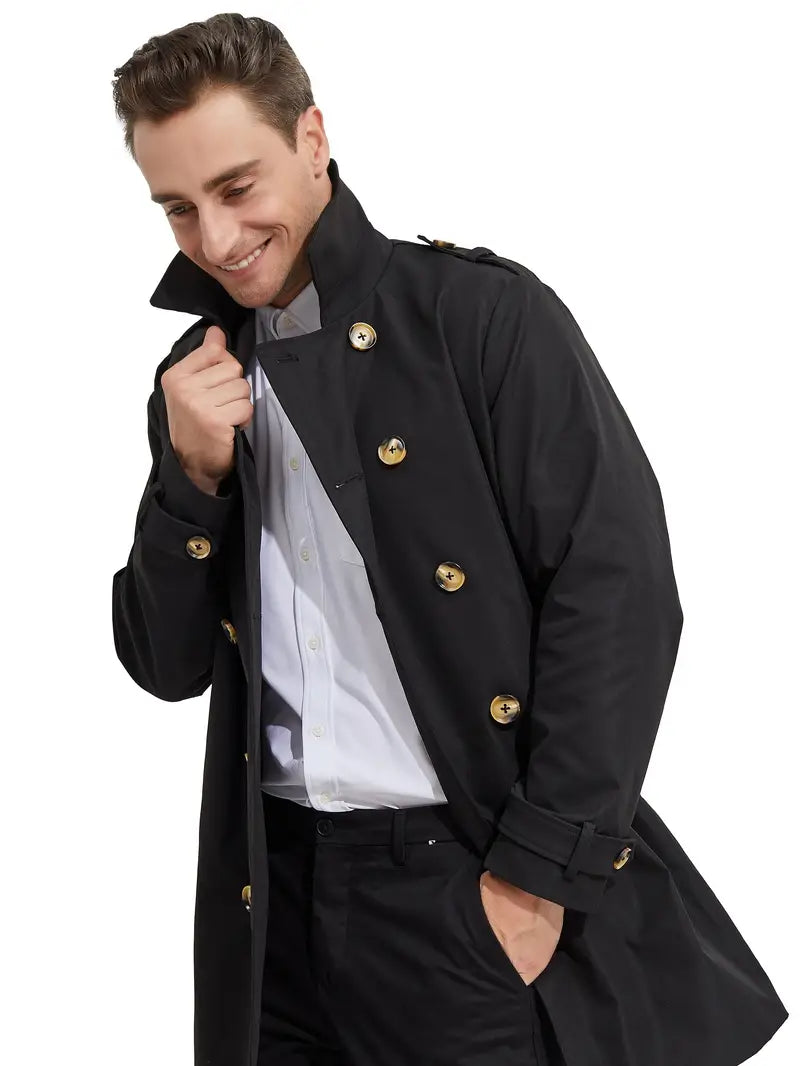 Robert – dubbelknäppt trenchcoat