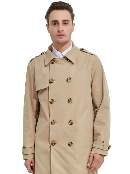 Robert – dubbelknäppt trenchcoat