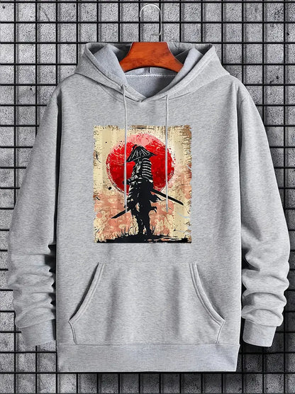 James ninja-mönstrad hoodie för män