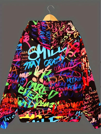 Hugo graffiti hoodie